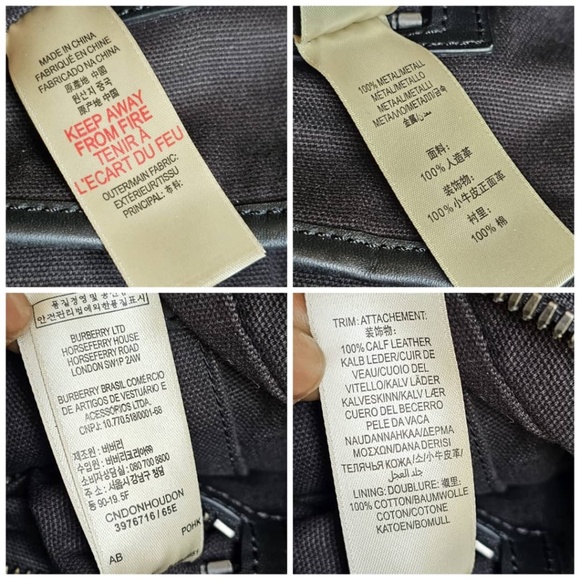 Authentic Burberry Marden Backpack London Check Coated Canvas with Leath… - Picture 7 of 10